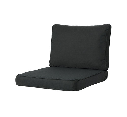 Madison Madison Outdoor Rib Schwarz Kissenset für Loungemöbel und Garnitur | 73cm x 73cm