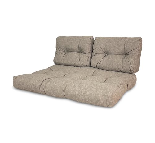 PAZOON PAZOON Atleve Olefin Taupe kussenset voor in uw loungeset of palletbank | 120cm x 80cm