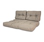 PAZOON Atleve Olefin Taupe kussenset voor in uw loungeset of palletbank | 120cm x 80cm