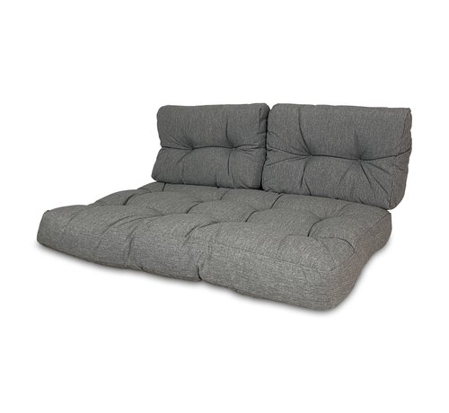 PAZOON PAZOON Atleve Olefin Antraciet kussenset voor in uw loungeset of palletbank | 120cm x 80cm