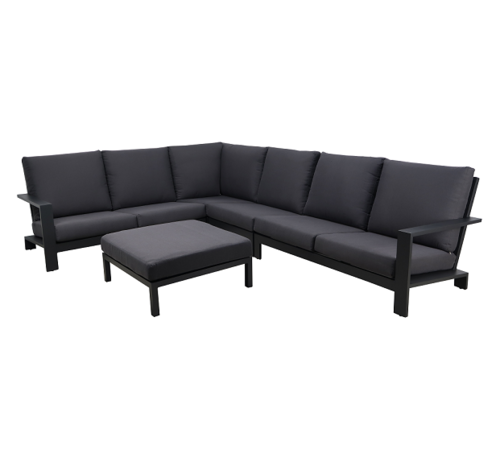 PAZOON PAZOON Cuba Loungeset 5-delig inclusief hocker