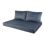 Madison 3-delige Lounge Velvet Grijs kussenset | 120cm x 80cm