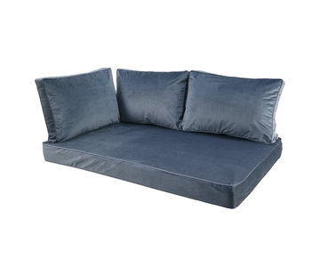 Madison 4-teiliges Lounge Velvet Grau Kissenset | 120cm x 80cm