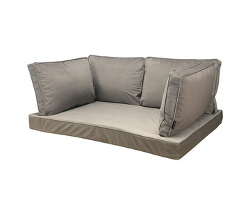 Madison 5-teiliges Lounge Velvet Taupe Kissenset | 120cm x 80cm