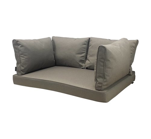 Madison Madison Outdoor Manchester Taupe Kissenset für Loungemöbel und Palettenbank | 120cm x 80cm