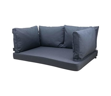 Madison 5-teiliges Outdoor Manchester Denim Grau Kissenset | 120cm x 80cm