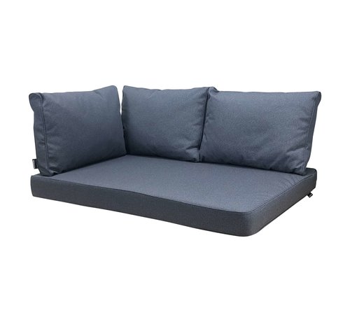 Madison Madison Outdoor Manchester Denim Grau Kissenset für Loungemöbel und Palettenbank | 120cm x 80cm