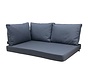 Madison Outdoor Manchester Denim Grijs kussenset voor in uw loungeset of palletbank | 120cm x 80cm