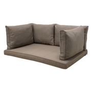 Madison 5-delige Lounge Panama Taupe kussenset | 120cm x 80cm