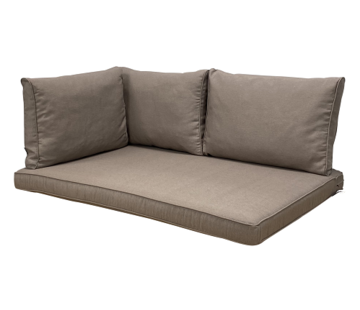 Madison 4-delige Lounge Panama Taupe kussenset | 120cm x 80cm