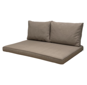 Madison 3-teiliges Lounge Panama Taupe Kissenset | 120cm x 80cm