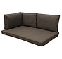 Madison Outdoor Oxford Taupe kussenset voor in uw loungeset of palletbank | 120cm x 80cm