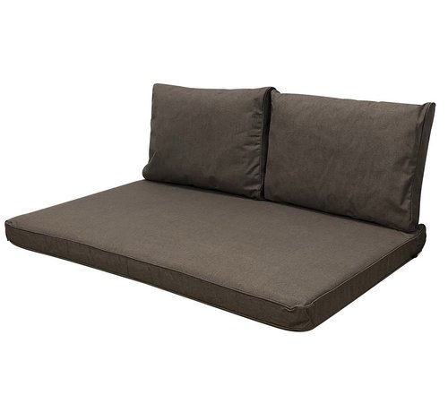 Madison Madison Outdoor Oxford Taupe Kissenset für Loungemöbel und Palettenbank | 120cm x 80cm