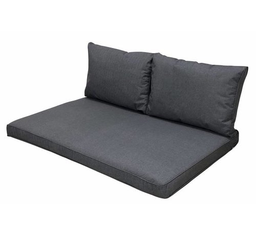 Madison Madison Outdoor Oxford Grau Kissenset für Loungemöbel und Palettenbank | 120cm x 80cm