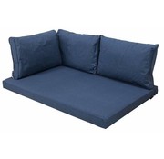 Madison 4-teiliges Outdoor Oxford Blau Kissenset | 120cm x 80cm