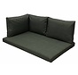 Madison Outdoor Oxford Groen kussenset voor in uw loungeset of palletbank | 120cm x 80cm