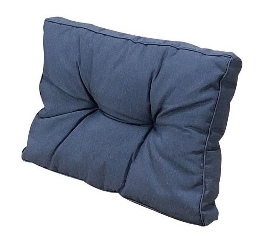 Madison Florance Panama Saffier Blauw rugkussen voor loungeset of tuinset | 60cm x 43cm