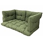 Madison Florance Panama Sage Grün Kissenset für Loungemöbel und Palettenbank | 120cm x 80cm