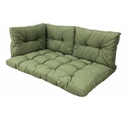 Madison 4-delige Florance Panama Sage Groen kussenset | 120cm x 80cm