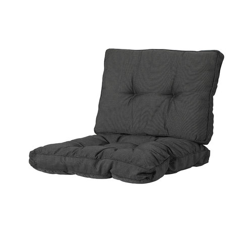 Madison Madison Florance Rib Schwarz Kissenset für Loungemöbel und Gartenset | 60cm x 60cm