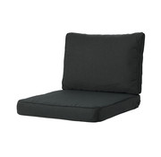 Madison 2-teiliges Lounge Rib Schwarz Kissenset | 60cm x 60cm