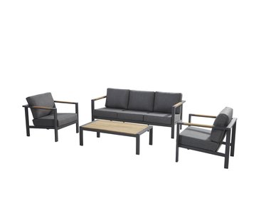 Taste by 4 Seasons Outdoor 4-delige Ginger Loungeset | Antraciet