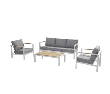 Taste by 4 Seasons Outdoor 4-teiliges Ginger Loungeset | Frost Grey