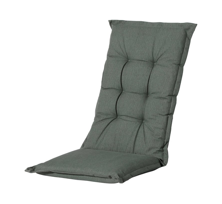 Madison Oxford Grün Outdoor Stuhlauflage mit Hochlehner | 123cm x 50cm
