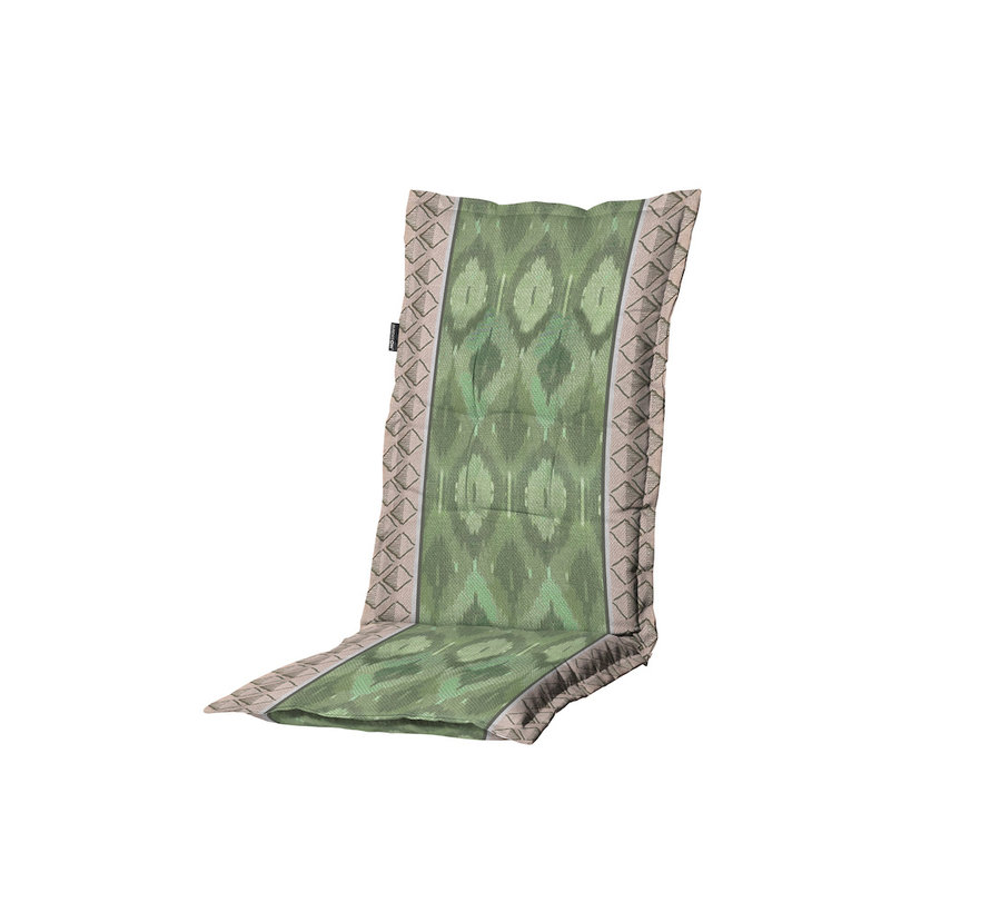 Madison Ikatin Sage Groen standenstoelkussen met hoge rug  | 123cm x 50cm