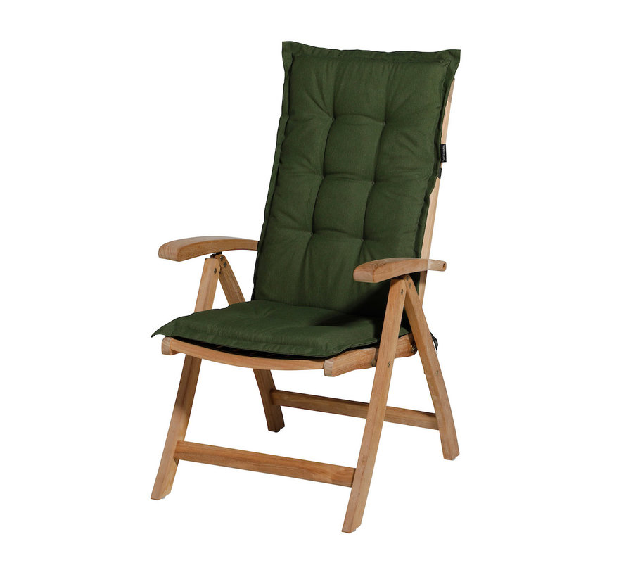 Madison Panama Grün Stuhlauflage mit Hochlehner | 123cm x 50cm
