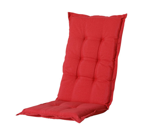 Madison Madison Panama Brick Rood standenstoelkussen met hoge rug  | 123cm x 50cm
