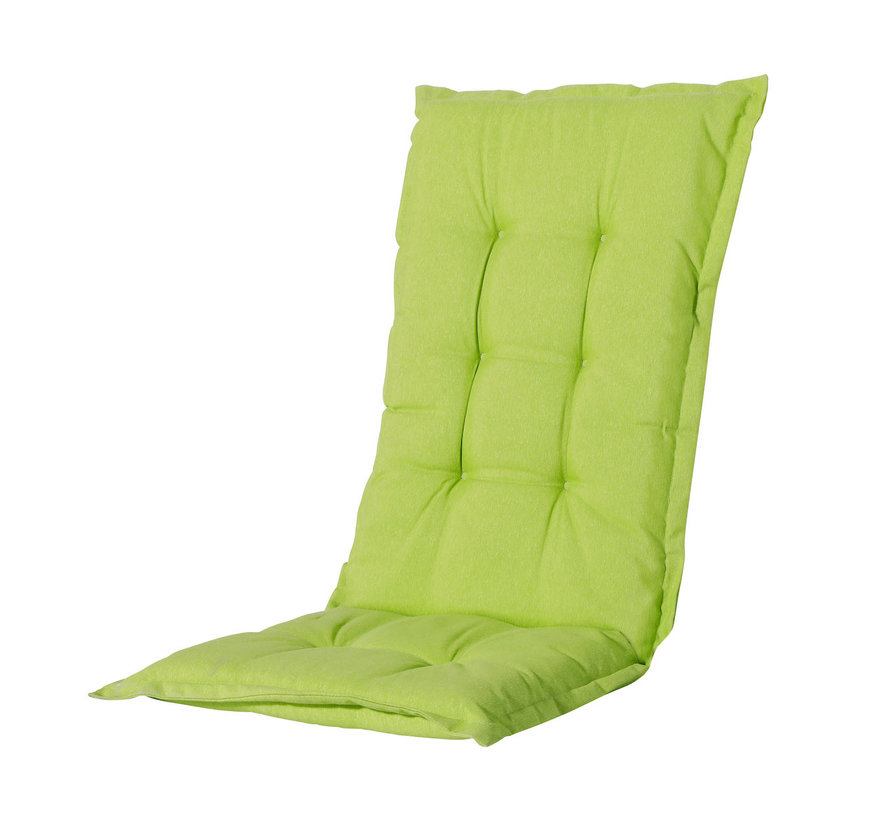 Madison Panama Lime Grün Stuhlauflage mit Hochlehner | 123cm x 50cm