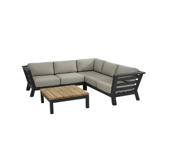 4 Seasons Outdoor 4-teiliges Meteoro XL Loungeset | Anthrazit