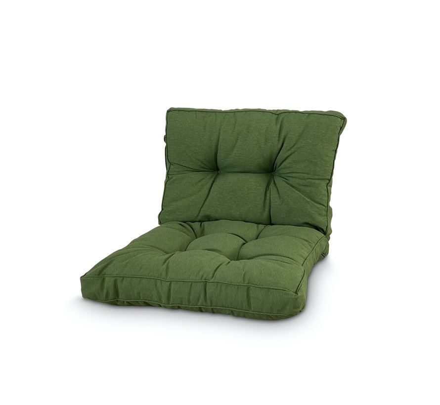 Madison Florance Panama Groen kussenset voor in uw loungeset of tuinset | 60cm x 60cm