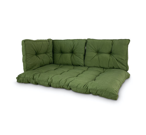 Madison Madison Florance Panama Groen kussenset voor in uw loungeset of tuinset | 120cm x 80cm