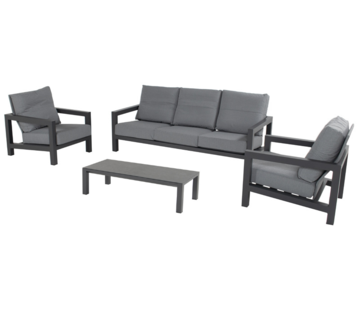 Hartman 4-delige Barrosa Loungeset | Antraciet