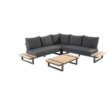 Taste by 4 Seasons Outdoor 4-delige Country Loungeset | Antraciet