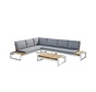 Taste by 4 Seasons Matisse Loungeset mit Teak und Aluminium | Weiß