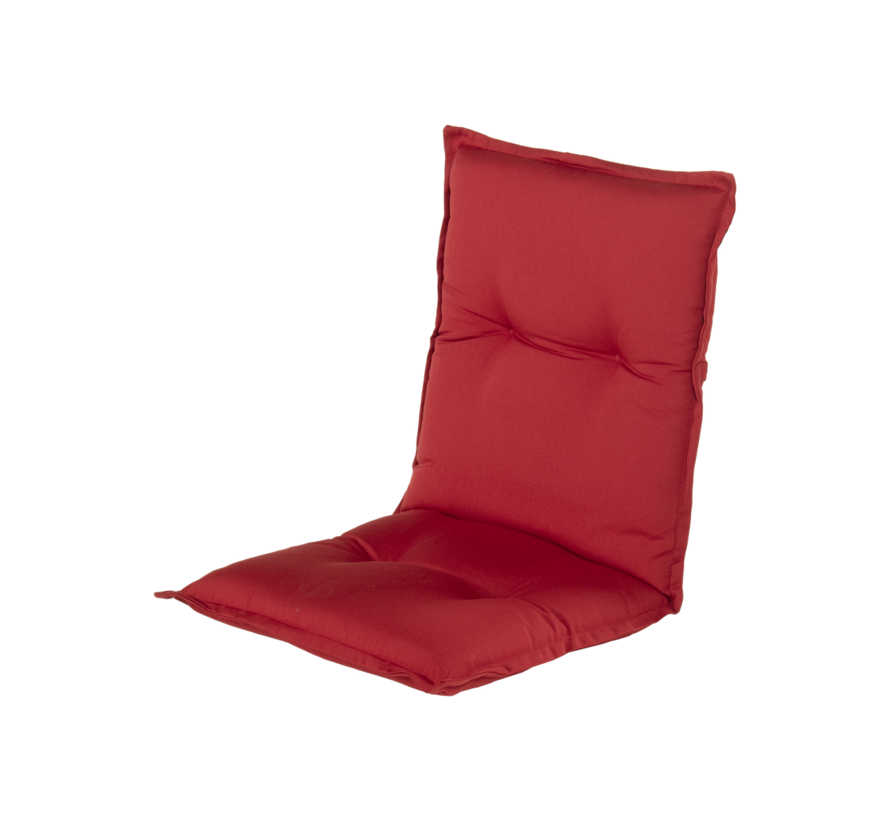 Hartman Havana Rood standenstoelkussen met lage rug  | 100cm x 50cm