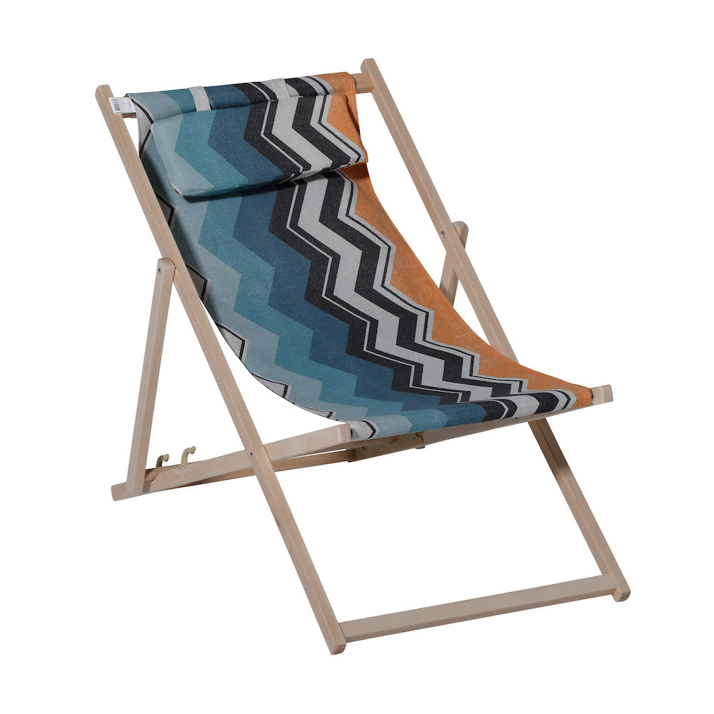 Madison strandstoel inclusief doek Geel - ReintMiddel.nl