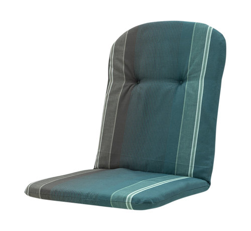 Madison Madison Stef Blauw standenstoelkussen met lage rug  | 96cm x 45cm