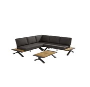 Taste by 4 Seasons Outdoor 4-delige Nostra Loungeset | Antraciet