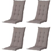 Madison Stuhlauflage Panama Taupe 4 stück | 123cm x 50cm