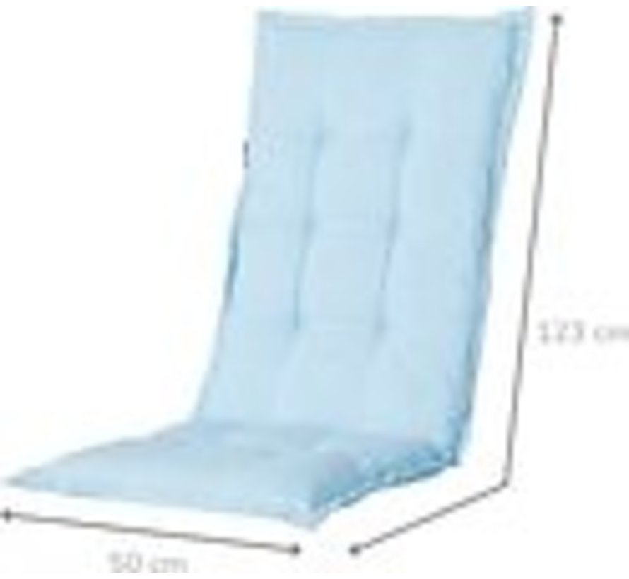 4x Madison Panama Skyway Stuhlauflage mit Hochlehner | 123cm x 50cm