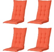 Madison Stuhlauflage Panama Flame Orange 4 stück | 105cm x 50cm