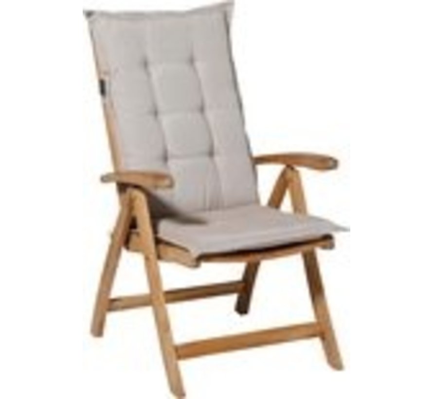4x Madison Panama Linnen Niedriger Stuhlauflage  | 105cm x 50cm