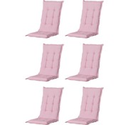 Madison Stuhlauflage Panama Pink 6 stück | 105cm x 50cm