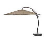 Sun Garden Easy Sun Ampelschirme 320x 320cm mit Fuß | Taupe