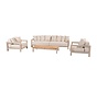 4 Seasons Outdoor Raffinato Loungeset mit Teak und Aluminium | Latte