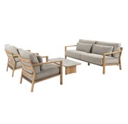 4 Seasons Outdoor 4-teiliges Lucas Loungeset | Teak